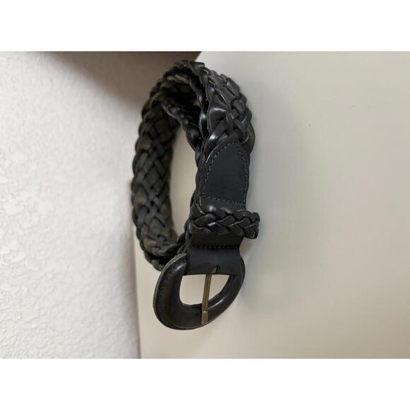 Vintage Omega Braided Genuine Leather Belt Brown Large - Picture 2 of 6